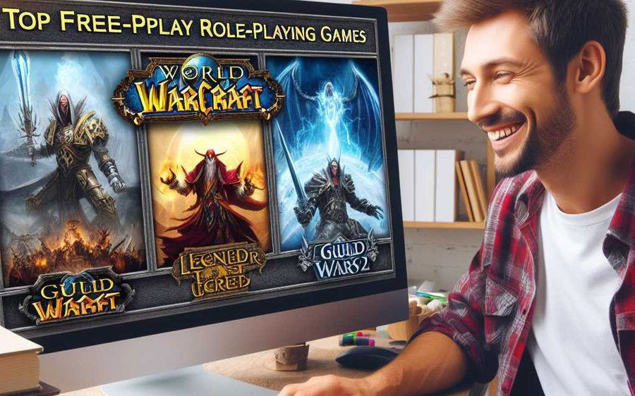 2024's top ten free-to-play massively multiplayer online role-playing games