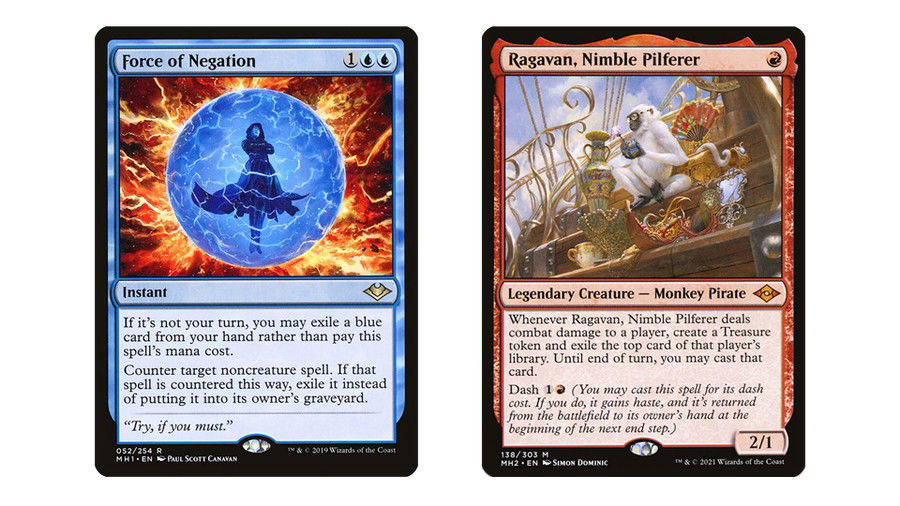 Force of Negation e Ragavan, Nimble Pilferer