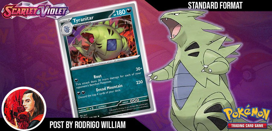 Carta Pokémon - Tyranitar 135/193 - Evolução em Paldea - Copag - Deck de  Cartas - Magazine Luiza