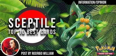 Pokémon TCG: Sceptile - Top 10 Melhores Cartas do Pokémon!