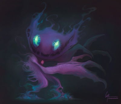 Cartela A5 Pokémon Fantasma