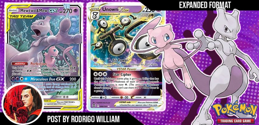 Expanded Deck Tech: Mewtwo & Mew Tag Team + Unown VStar - Aggro