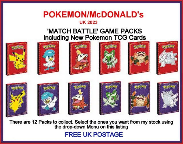 Pokémon TCG: All 15 McDonald's Promo 2023 Cards