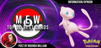 Pokémon TCG: Mew - Top 10 Melhores Cartas