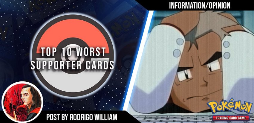 Pokémon TCG: Trainer Supporter - Top 10 das piores cartas