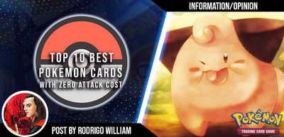 Pokémon TCG: Top 10 melhores Pokémon com Zero Custo de Ataques