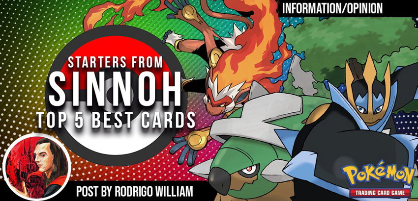 Pokémon TCG: Sinnoh Starters - Top 5 Best Cards (5 for Each!)